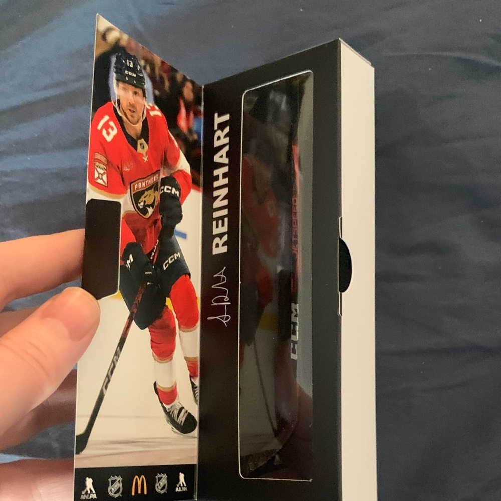 Brand New Sam Reinhart Florida Panthers McDonald’s Mini Hockey Stick